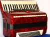 Baile Clansman Red pearloid finish with electric bass